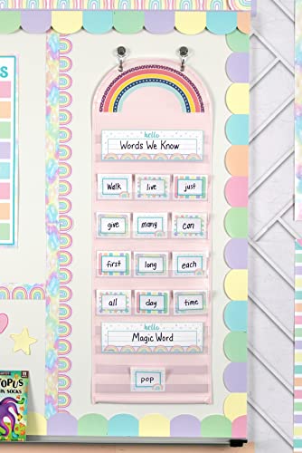 Plaques de Nom Pastel Pop Plates Pack de 36 au Design Épuré et Coloré - 5