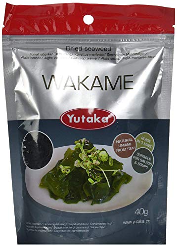 Yutaka Alga Wakame 40 g (paquete de 6)