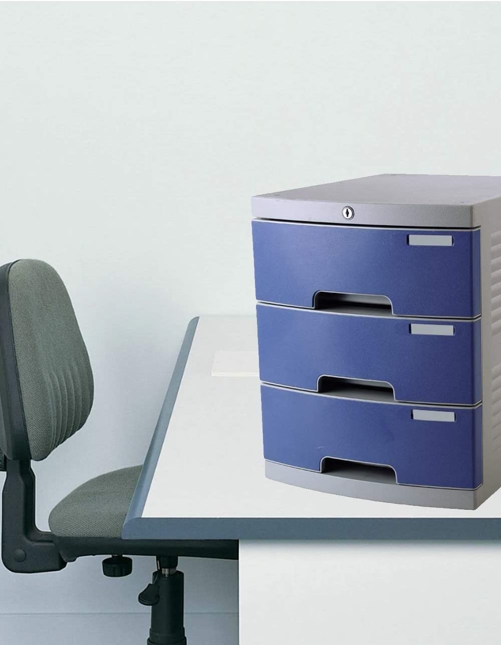 Vassoio per Schedario Armadietto Multifunzionale in Plastica Desktop Manager Armadietto per Archiviazione File Armadietto per Ufficio Desktop,