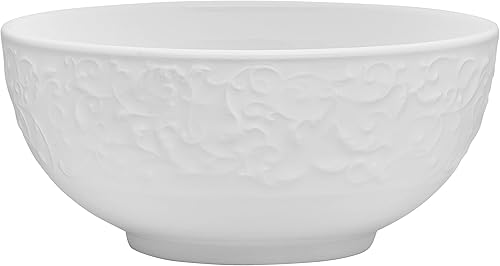 Miniatura 3 de Mikasa Parchment White Bone China - Juego de vajilla ligera de 18 piezas resistente a las astillas, servicio para 6 personas