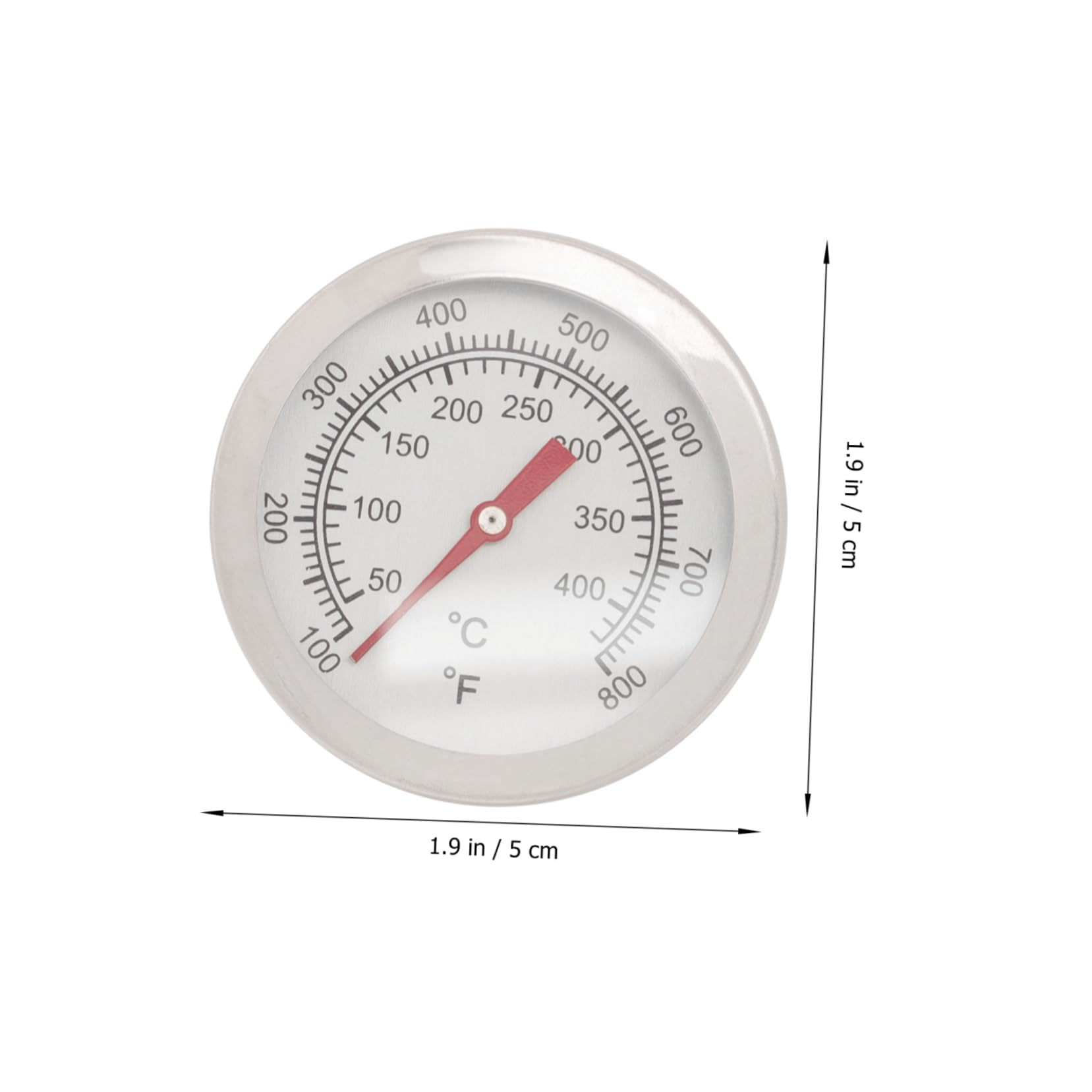 NULYLU Oven Thermometer Accurate Temperature Gauge for Baking and Cooking Durable Heat Resistant Kitchen Tool Easy to Read Dial for Precision Monitoring