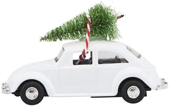 House Doctor, Decoration, MINI Xmas car, White