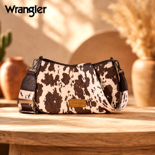 Image of Wrangler Western Shoulder Bag for Women Small Purse Aztec Hobo Bag HandBag with Detachable Strap