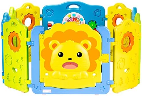 IHubdeal Baby Playpen 10 Panel Kids Activity Center Safety Play Yard Home Indoor Outdoor New Pen Children Boy Girls