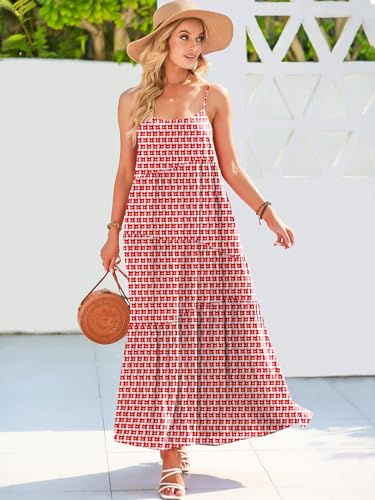 Image of ANRABESS Women Summer Casual Loose Sleeveless Sundress Spaghetti Strap Flowy Boho Linen Beach Vacation Maxi Long Dress