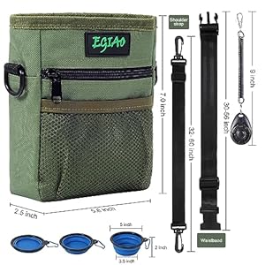 Dog-Treat-Pouch-20-Treat-Pouches-for-Pet-TrainingBuilt-in-Poop-Bag-DispenserWaist-Belt-Clip-Puppy-Treat-Pouch-with-Magnetic-Closure-Green - Cucciolini Doodles   Dog-Treat-Pouch-20-Treat-Pouches-for-Pet-TrainingBuilt-in-Poop-Bag-DispenserWaist-Belt-Clip-Puppy-Treat-Pouch-with-Magnetic-Closure-Green