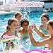 PROGRACE Kids Underwater Camera & Pool Toy - IP68 Waterproof Action Camera for Girls Ages 3-12 with 1080P Video, 32GB Card, Bike Mount, Birthday Gift for Swimming, Diving, Riding, Snorkeling
