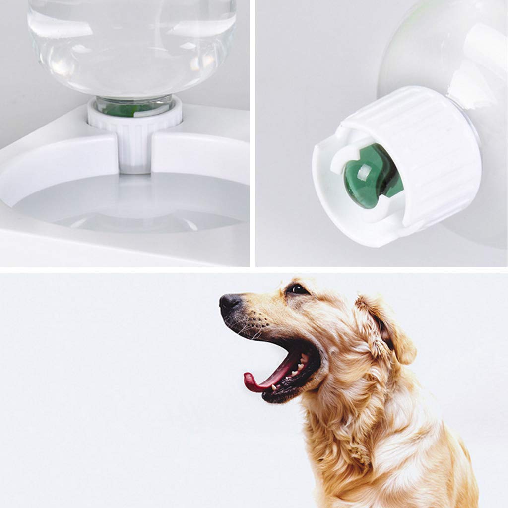 Pet Feeder Dog Cat Food Water Bowl Automatic Fountain Raised Double Bowls Drinking Dish Pets Supplies