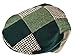 Wonderful Fashion Men's Classic Herringbone, Green-patchwork, Size Large/X-Large