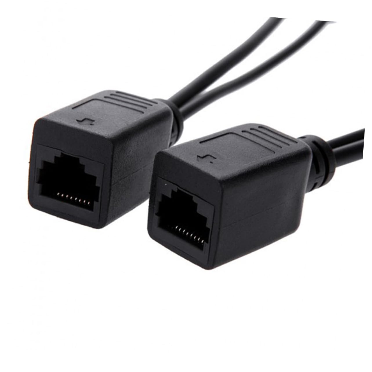 CONGARTENO 100-130ft Poe Injector Wire Black Full Copper Poe Adapter Splitter Cable for WLAN Routers Security Cameras and Telephony