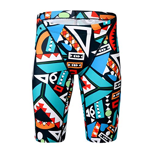 BELE ROY Boys Swim Jammers Quick Dry Youth Swimming Jammer Shorts UPF 50+