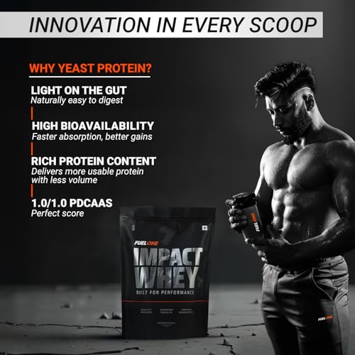 FUELONE Impact Whey Protein, Chocolate, 1kg 997.9 g - Image 6