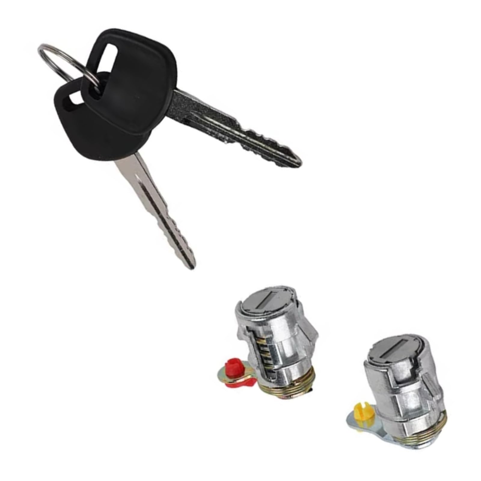 Qaliydfd One Color Ignition Lock Cylinder Compatible With Toyota For Hilux Auto Door Lock Cylinder Keys Automobile Replacement Parts 69052-35030 69051-35030