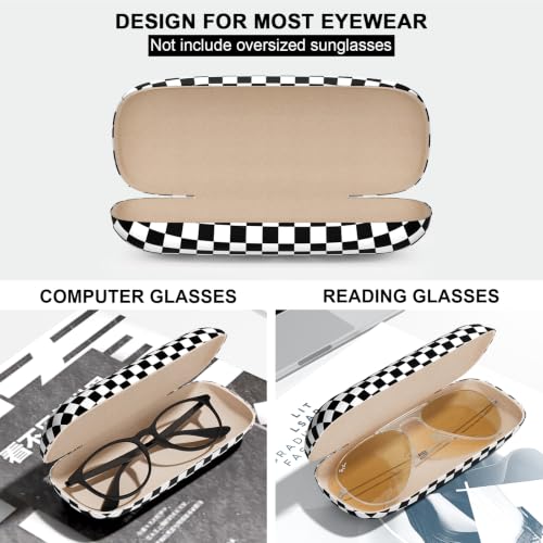 Image of Eyeglasses Case, Hard Shell Protective Case for Glasses, Unisex for Women Men