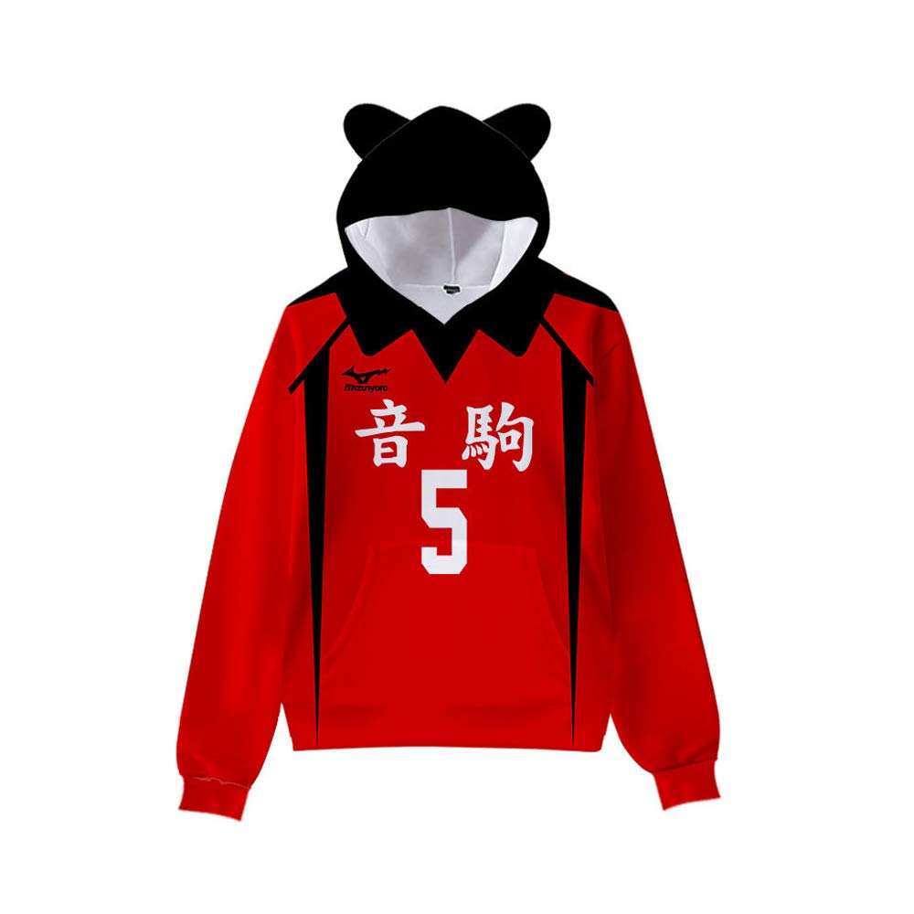 Xiao Maomi Haikyuu Nekoma Hoodie Kozume Kenma Cosplay Jersey