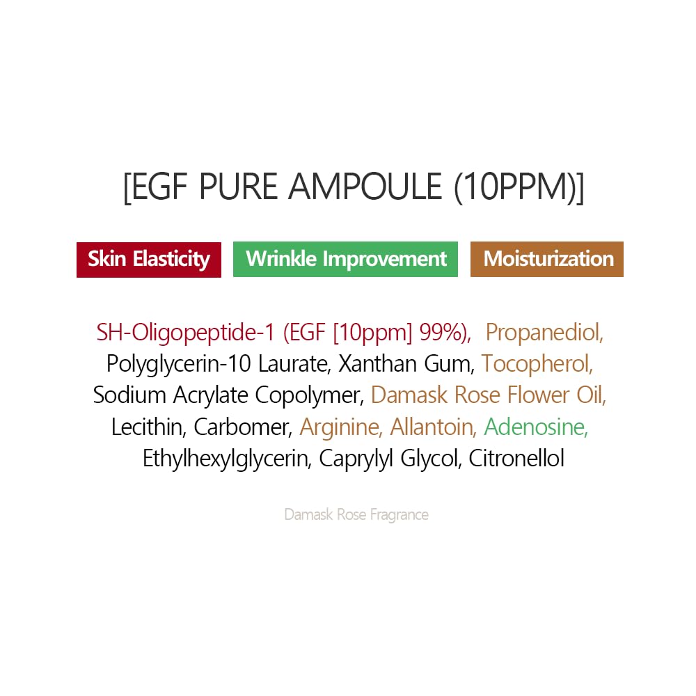 Swanicoco Pregnancy Safe EGF Pure 10 PPM Ampoule, Improve Skin Elasticity, Strengthen Skin Barrier, Lightweight Anti Aging Firming Wrinkle Serum Korean Skincare Postpartum Care 30ml 1 Fl Oz - Image 7