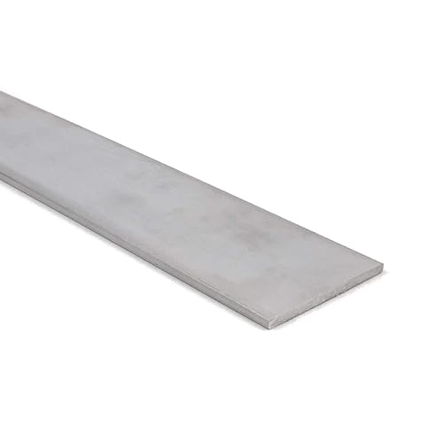 Barra plana de aluminio, 18 x 2 pulgadas, placa de uso general 6061, longitud de 24 pulgadas, material de fresado T6511, extruido, 0.125 pulgadas de