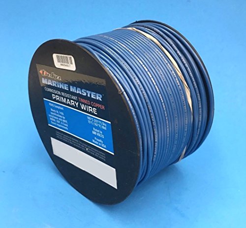 DEKA 14AWG Blue Marine Tinned Copper Boat Stranded Wire 100 Feet Made in USA