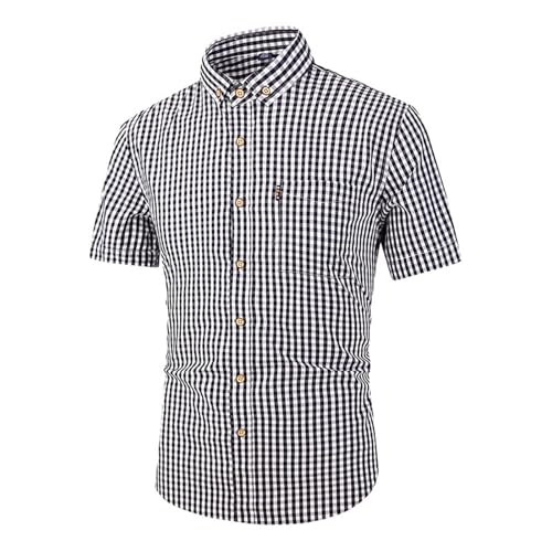 Chemise rayée homme noire confortable avec motif élégant de style urbain
