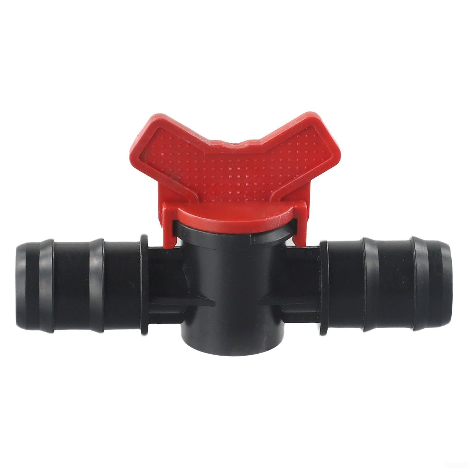 LVYXON Shut-Off Valve Ball Valve Connector,Hose Stop Valve PP Fitting Valve Drip Irrigation Barbed Ball Valve Barb Connector Shutoff Switches(25mm x25mm)