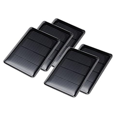sourcingmap 5Pcs Poly Solar Cell Panel Module Cover