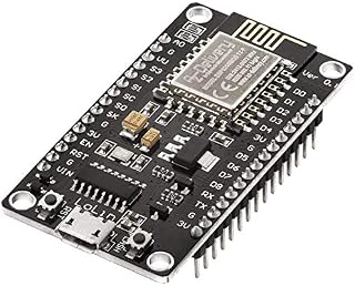 AZDelivery NodeMCU WiFi Lolin V3 ESP8266 ESP-12F Internet Development Board Module (32mbit) Flash Memory Chip Series Port Adapter with CH340 compatible with Arduino Including E-Book!