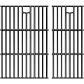 GGC Cast Iron Grill Grates for Charbroil 463660421, 17" Replacement Parts for Charbroil 463660021 463655621 463630021 463630422 G426-0004-W1 G426-0005-W1, 2PCS Cooking Grids for Char-Broil