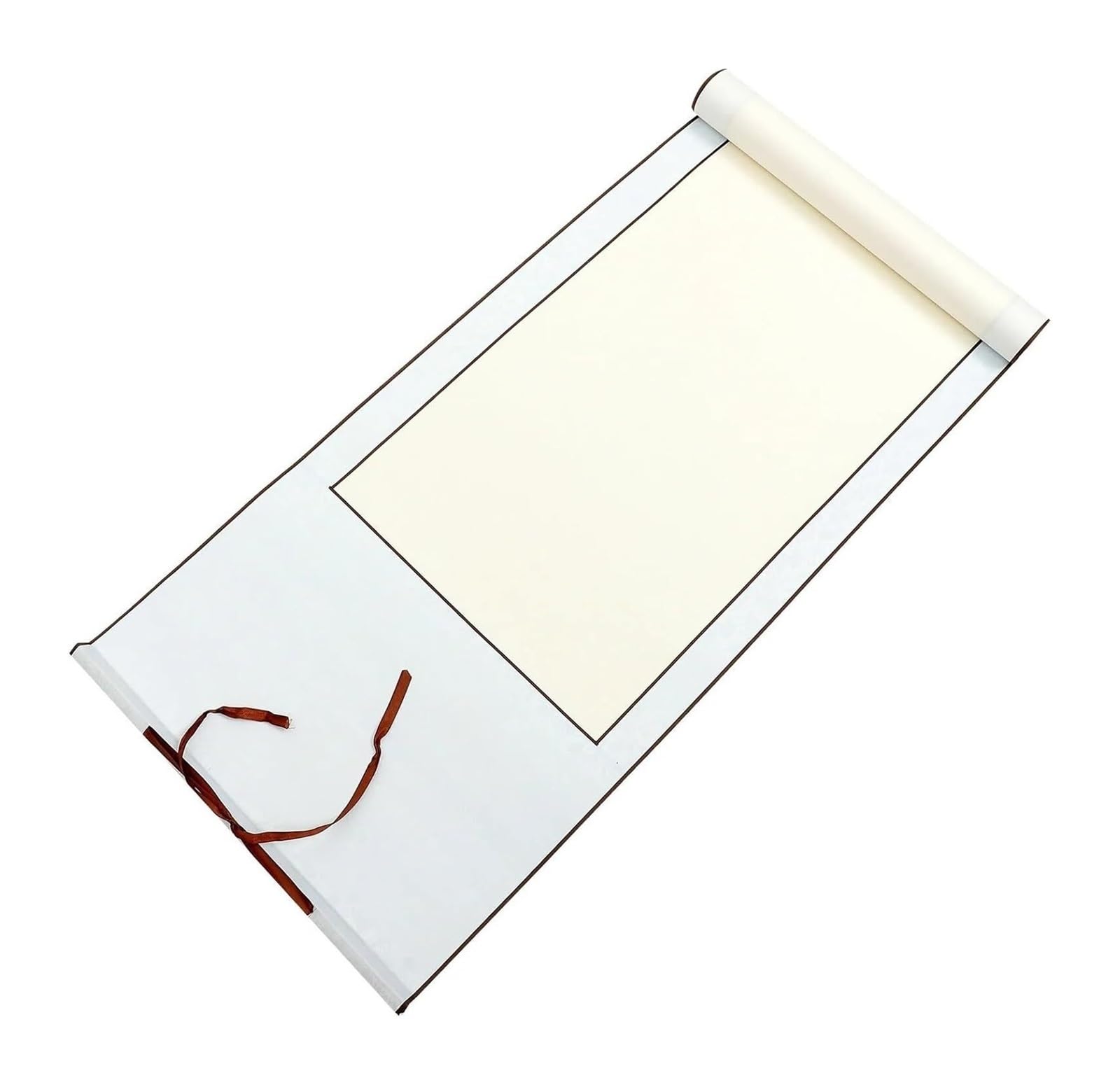 Chinese Blank Calligraphy Scroll, Xuan Blank Scroll Paper for Calligraphy Painting Brush DIY Kids Ding Hanging Mount