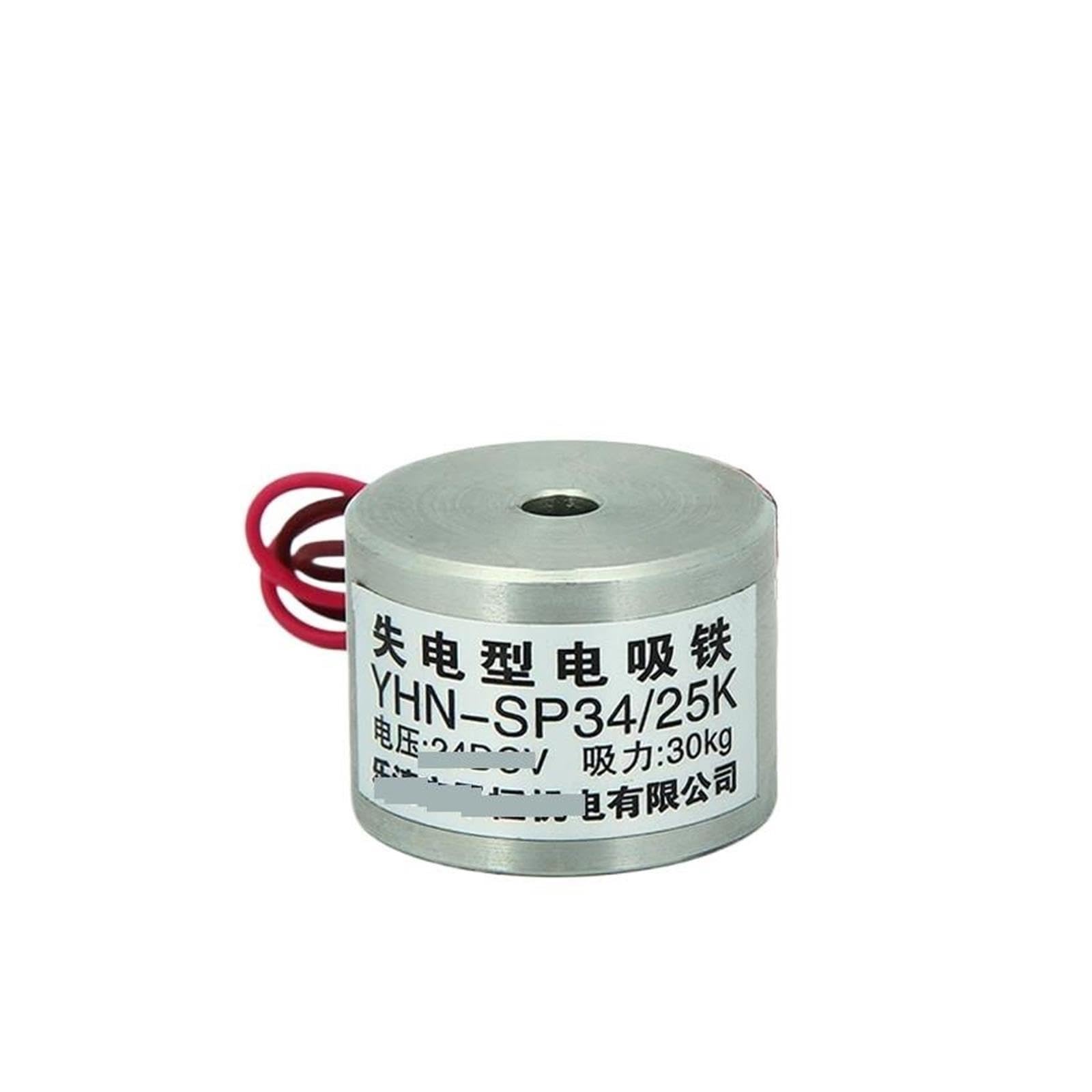 Perte de puissance électro-aimant SP34/25 force de maintien 30 kg(DC24V)