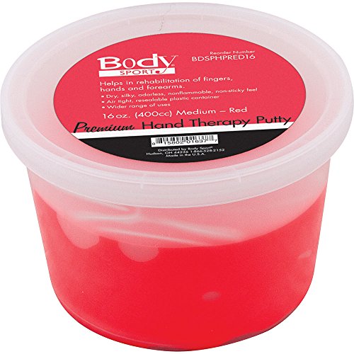 BodyMed Premium Hand Therapy Putty 80oz (5LB) Red, Medium