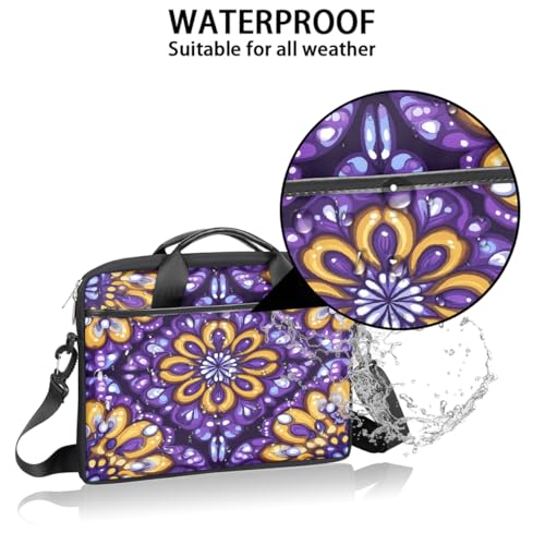 Bolsa para portátil Psychedelic Geometric Mandala 15'' miniatura 3