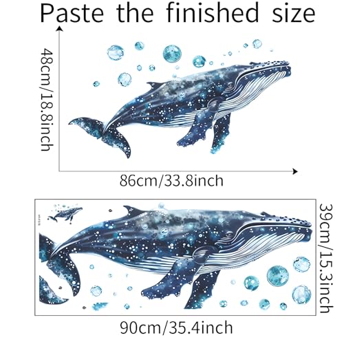 Vinilo decorativo sacinora ballena jorobada miniatura 4