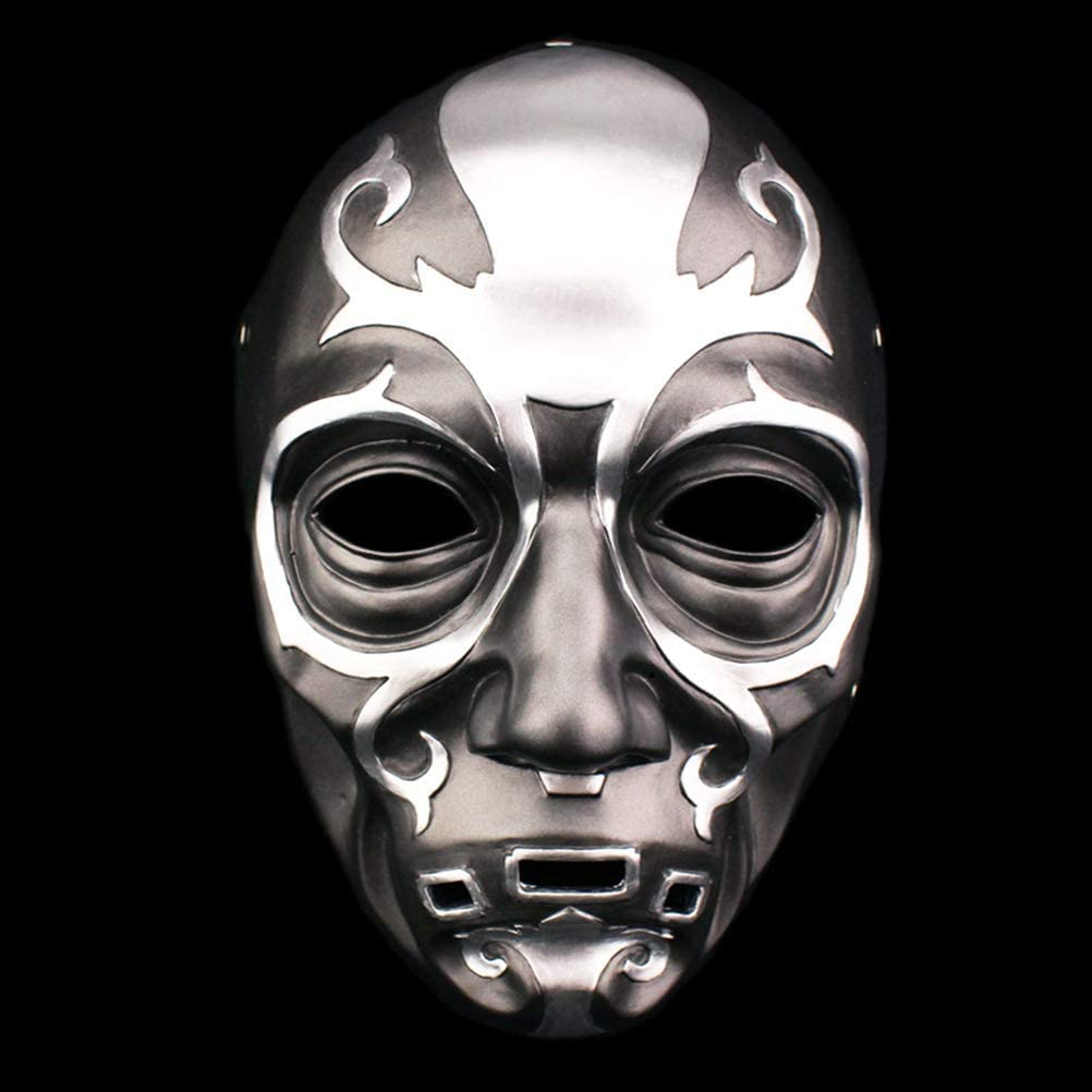 nezababy Maschera Mangiamorte 3D spaventosa maschera teschio maschera festa in maschera Halloween Cosplay costume horror resina puntelli regali di festa