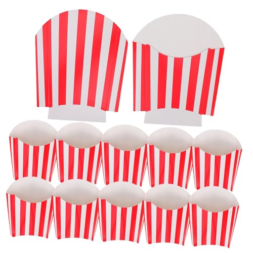 STOBAZA Movie Night Supplies Pcs Popcorn Bowl Boxes Party Snack Containers French Fries Boxes