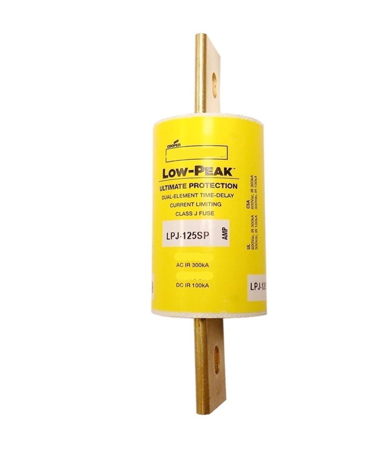 Fusible LPJ-200SP Bussmann basse tension 600V 200A à action retardée