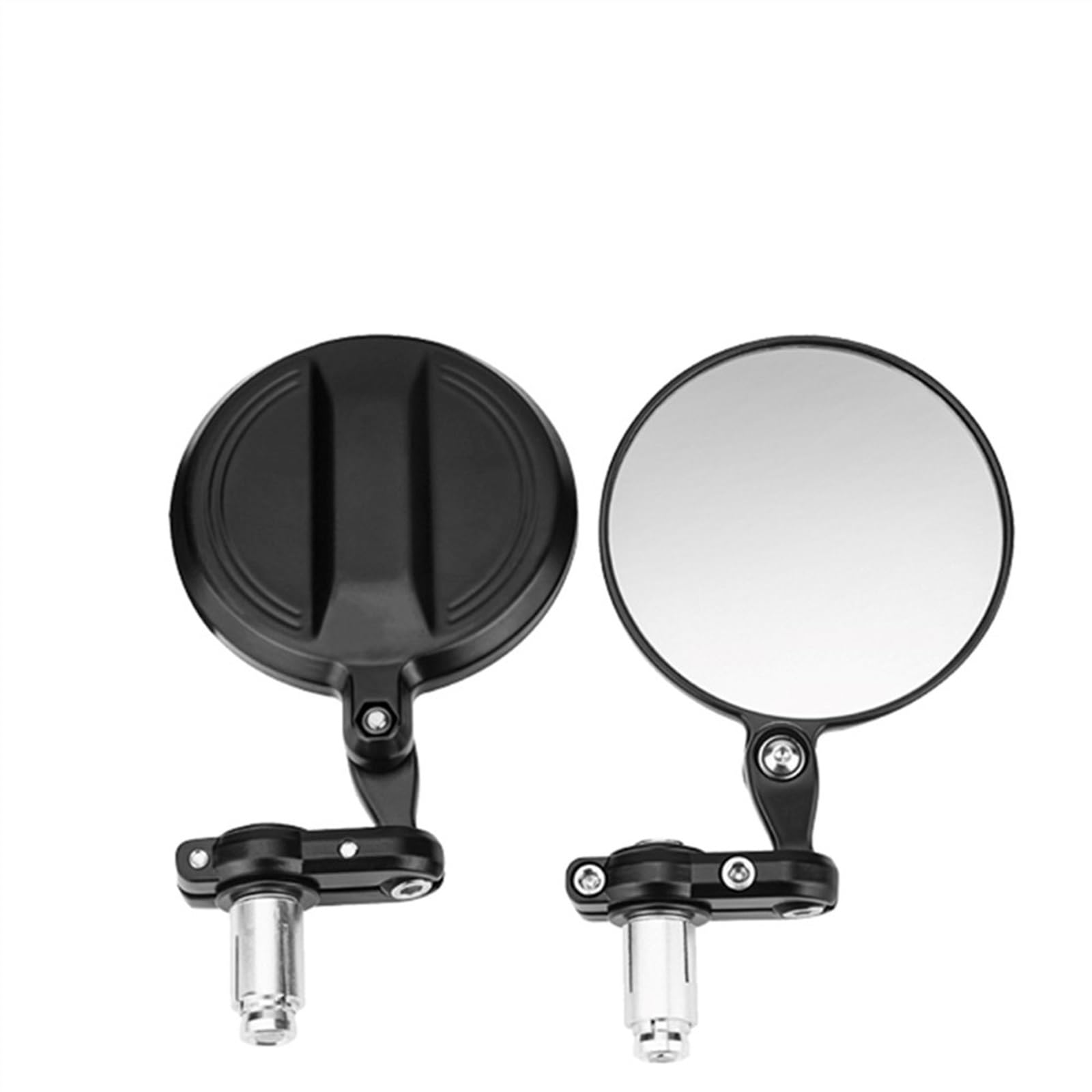Seitenspiegel Motorrad Motorradspiegel E-MARK Lenkerendspiegel Für MT07 Für MT09 R1 R3 Für Cafe Für Racer Für CB125R Für CBF125 Für Z900 Für Z750 Fahrradspiegel Spiegel für Lenkerende (Size : Bundle