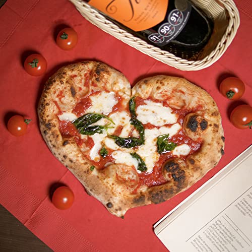 【世界2位受賞のピザ】薪窯で焼いたハート型ピザ 約20cm ギフト専用 プレゼント 薪窯 マルゲリータ ハート型 ピッツァ職人 10時間以上 発酵 熟成ピザ 冷凍 冷凍食品 ぴざ ピッツァ pizza SPADA スパーダ 本格ピザ(20cm×1枚)