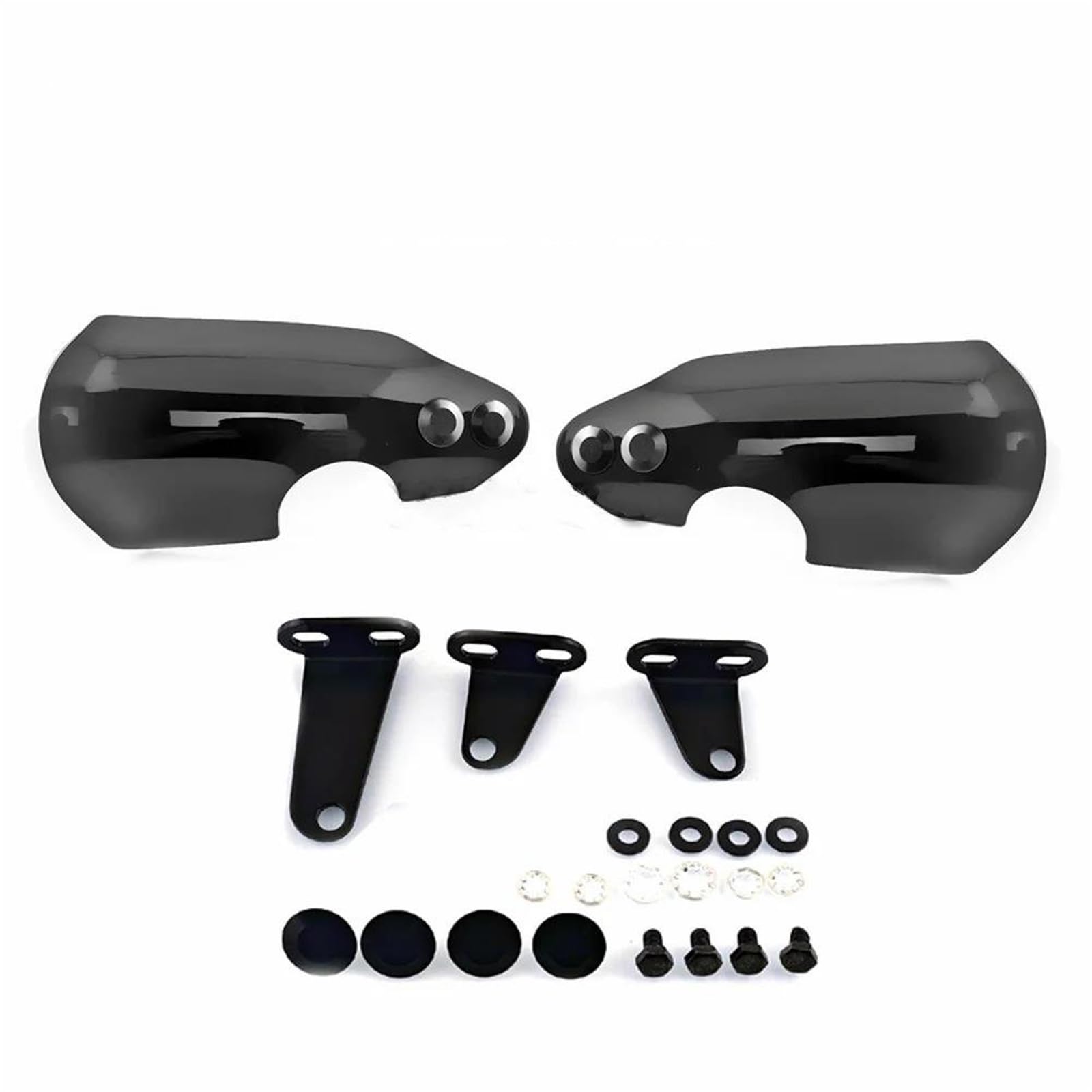 Garde-mains Moto Protège-mains De Moto Guidon Pour Harley Softail Dyna Road King Fat Boy Fat Bob Low Rider Protège-mains Protège-mains CYPMDW(Gloss Black)