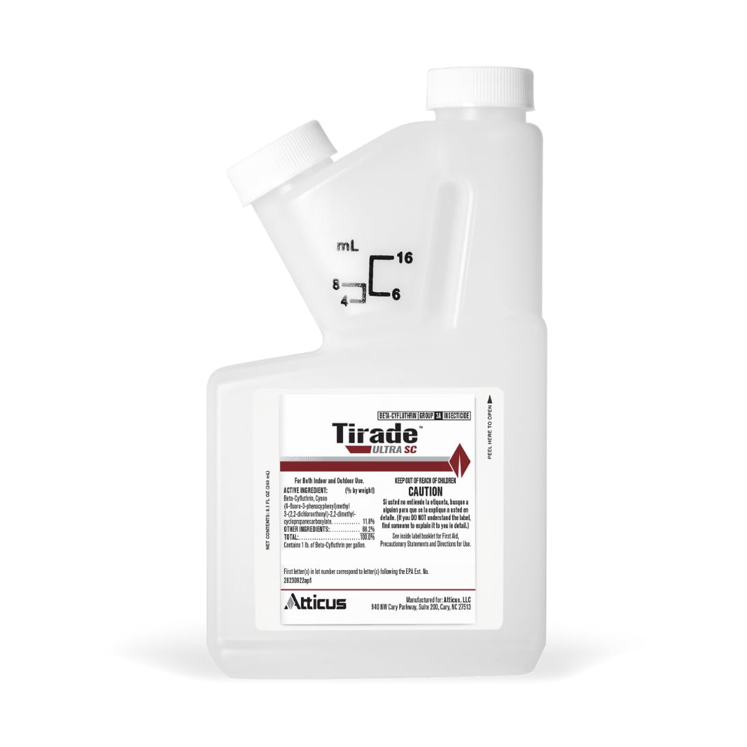 Atticus Tirade Ultra SC Insecticide (240 mL) - Compare to The Leading Brand - Beta-Cyfluthrin Pest Control for Indoor and Outdoor Use