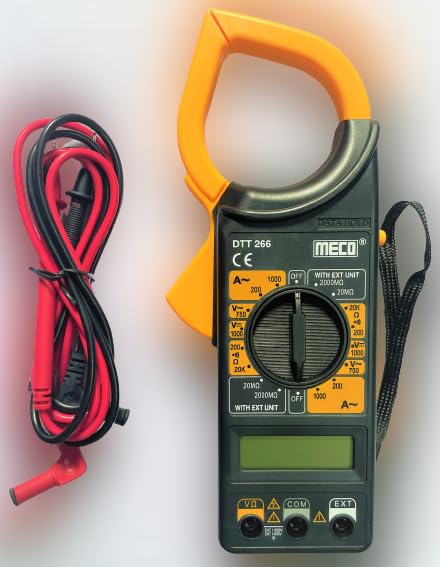 Meco DTT 266 1000A AC Over Load Protection Audible Continuity Manual Ranging Digital Clamp meter (Black, Yellow 2000 Counts) (B0BSTZGMFC) Amazon Price History, Amazon Price Tracker