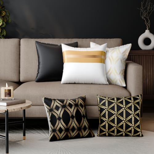 Image of Stoa Paris Cushion Cover Set of 5, Home Decor for Sofa, Bed & Living Room, Digital Printed Cushion Cover 16 Inch x 16 Inch, Soft Touch Finish, Hidden Zip Closure, Cordelia's Pride - Cordelia
