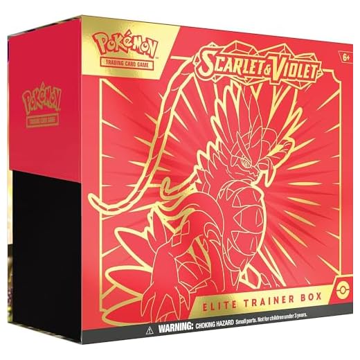 Pokémon TCG: Scarlet & Violet Elite Trainer Box (Miraidon Purple or Koraidon Red, Random Color)
