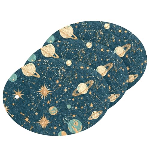 Constellation - Esponjas absorbentes para platos, multiusos, decorativas, para uso doméstico, para limpiar sartenes de cocina, vajilla y utensilios de cocina antiadherentes (3 unidades)