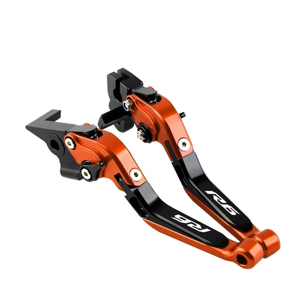 Nhgfdfs W Motorcycle Clutch Brake Lever For Ya&Maha Yzfr6 1999-2004 Clutch Levers Brake Set Adjustable Folding Handle Motorcycle Accessories Parts