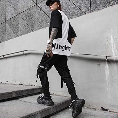 XYXIONGMAO Men’s Jogger Pants Techwear Hip Hop Harem Pants Streetwear Tactical Track Pants