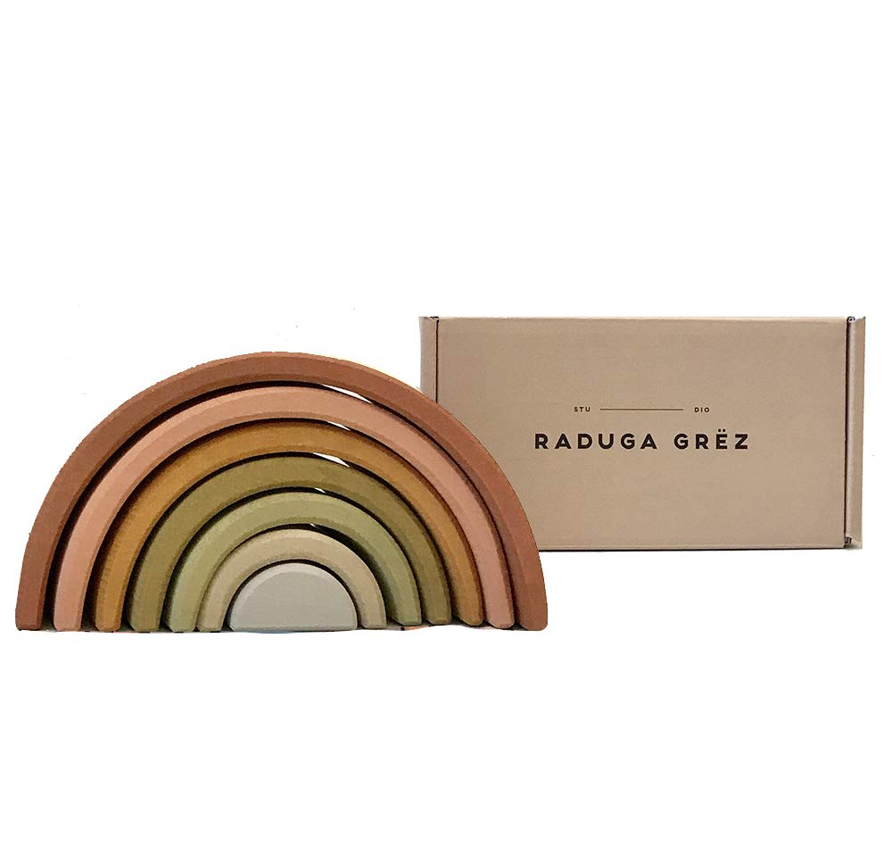 Amazon | アースレインボー アーチ (スモールサイズ) スタッカー 木の  