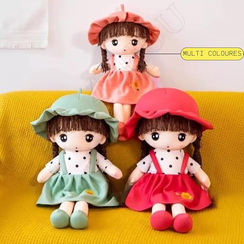 Image of Fun4you Candy Anushka Doll Princess (35 cm) Stuffed Soft Doll for Girls | Adorable Plush Toy | Perfect Cuddly Companion for Kids | Ideal Gift for Birthdays and Special Occasions (Random Color)