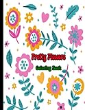Photo Gallery pretty flowers coloring book for kids: beautiful flowers coloring pages with large print for kids Photo Gallery pretty flowers coloring book for kids: beautiful flowers coloring pages with large print for kids