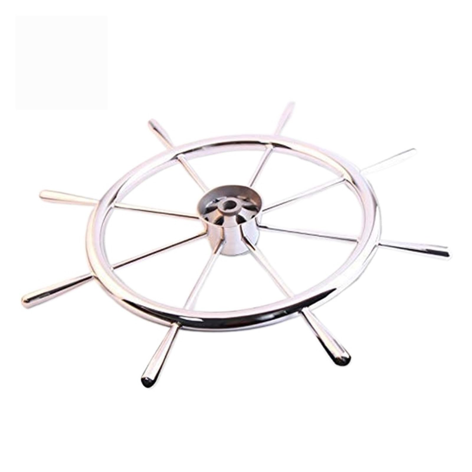 ZGYDNM Ship steering wheel Heavy Duty Control Steering Wheel For Marine Yacht 15-3 4 Dia Stainless Steel Boat Steering Wheel 8 Spoke Comfortable