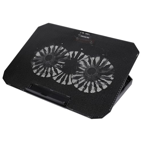 Base enfriadora para laptop con doble ventilador miniatura 1